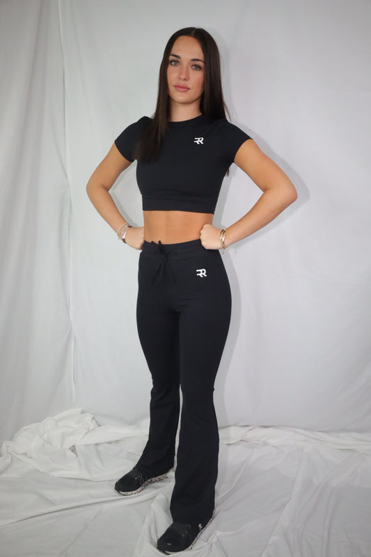 Women's Crop Flare Set